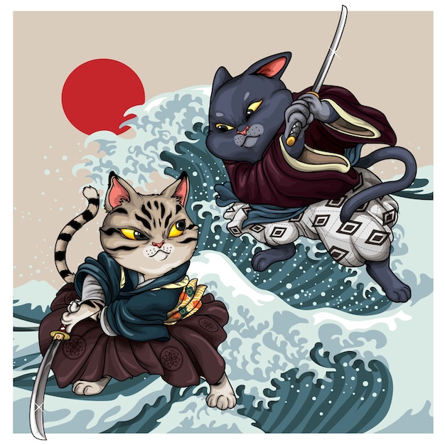 Samurai cats