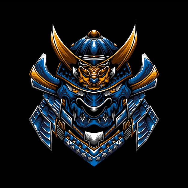 Samurai Dragon esport mascot logo