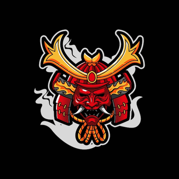 Samurai illustratie vector tshirt ontwerp