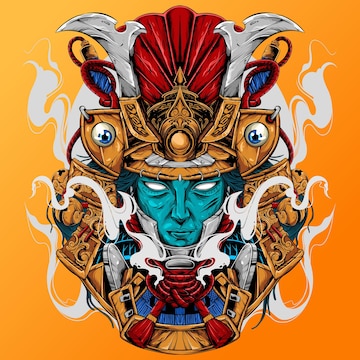 Premium Vector | Samurai japanese culture illustration