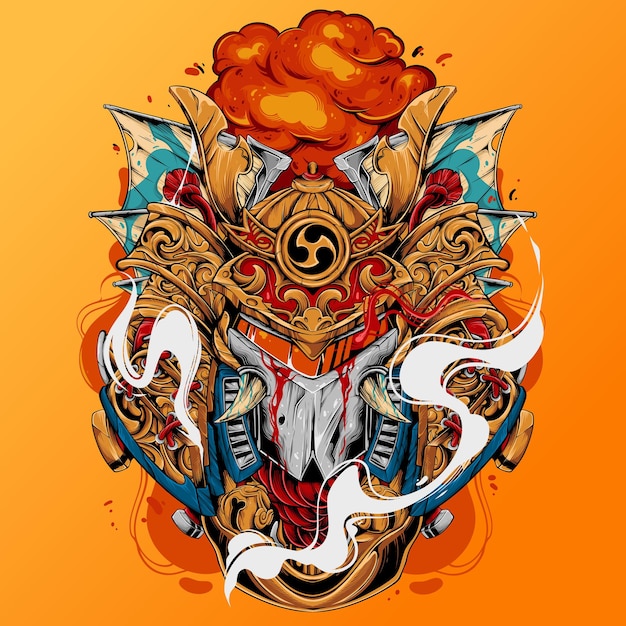 Premium Vector | Samurai japanese culture illustration