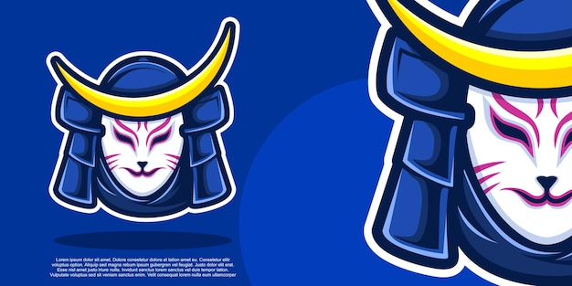 samurai kitsune esport mascot