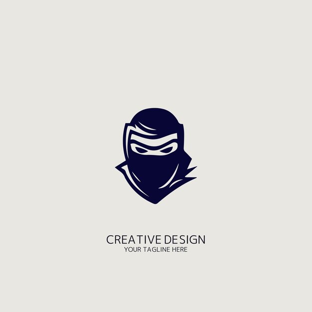 samurai logo vector