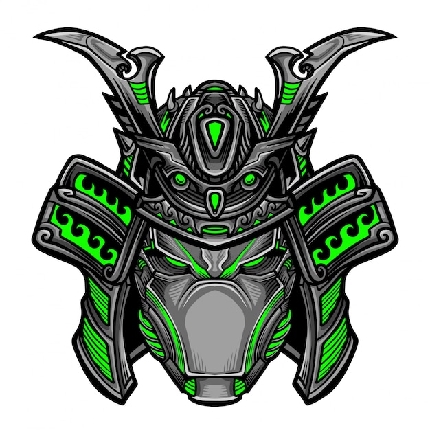 Samurai robotvector