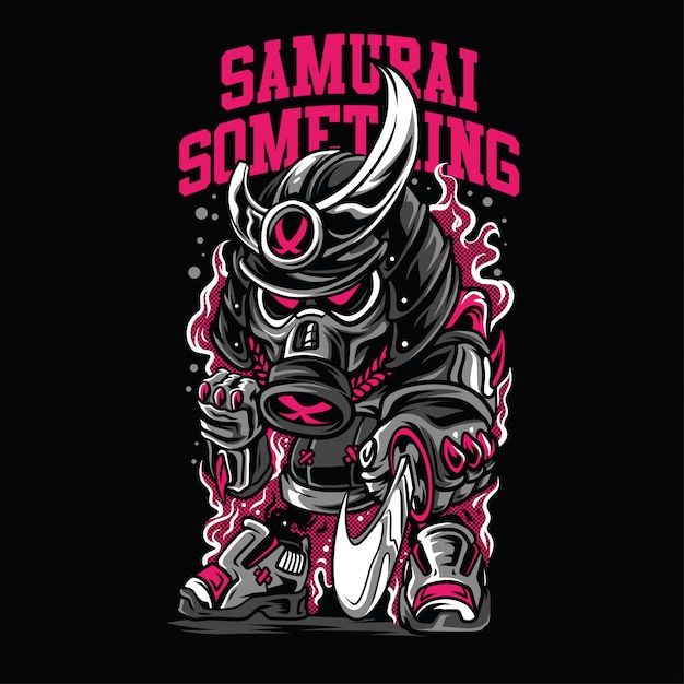 Samurai qualcosa illustrazione