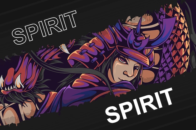 samurai spirit anime comic manga style