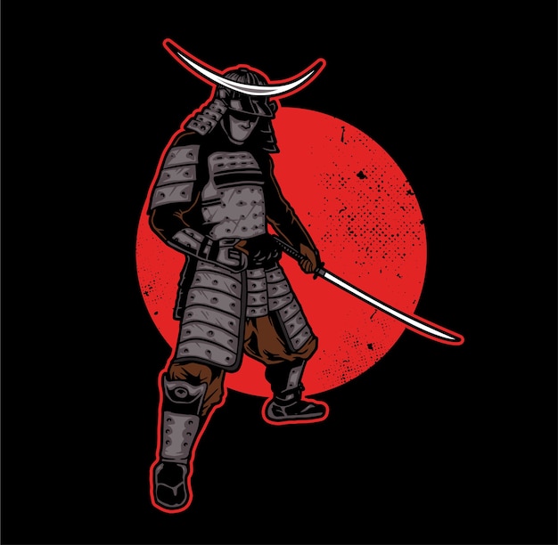 Vettore samurai