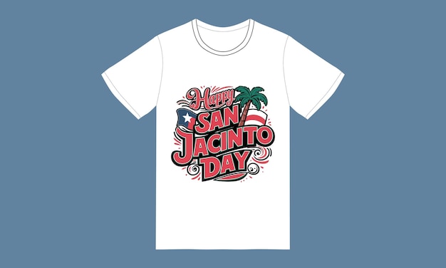 San Jacinto dag typografie t-shirt ontwerp