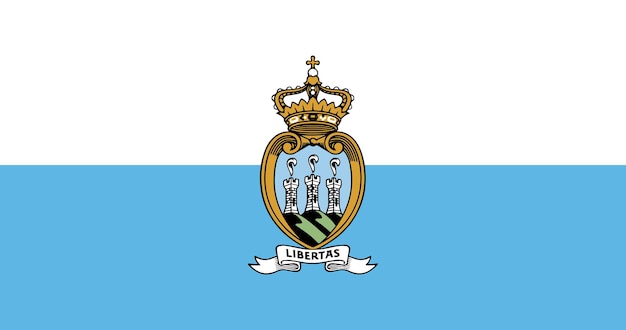 San marino flag in vector