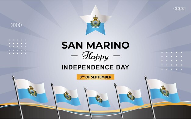 San Marino Poster voor Onafhankelijkheidsdag