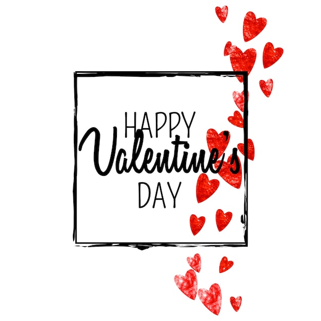 San Valentin Day Vector romantische poster voor huidige romantiek Fr