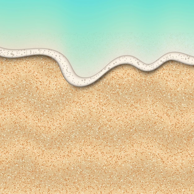 Vector sand of the beach