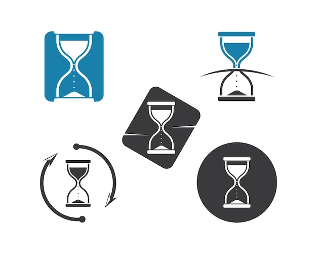 Sand clock icon vector illustration design