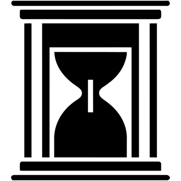 sand clock pictogram