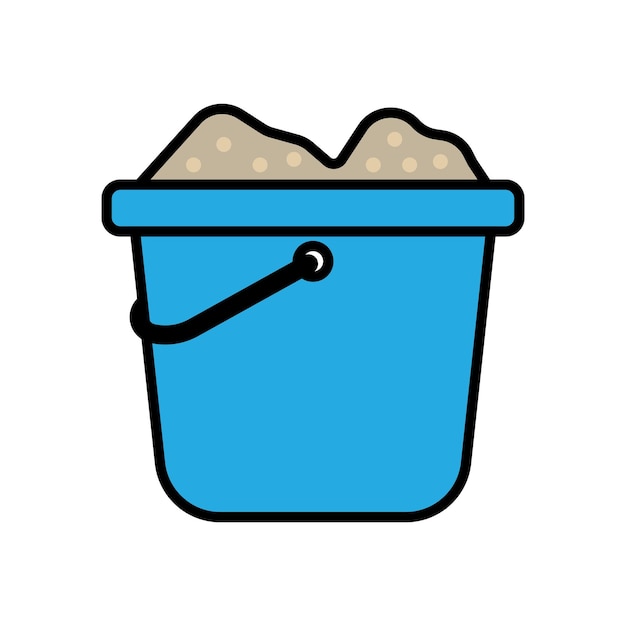 Sand icon vector