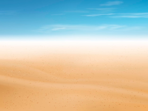 Вектор Песок на пляже или пустынном фоне