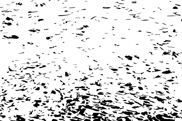 Vector sand or stones grungy black and white textures