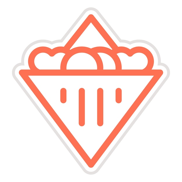 Sandwich Vector Icon Design Illustratie