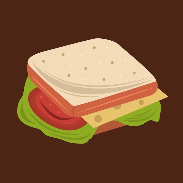 Sandwich vector illustration