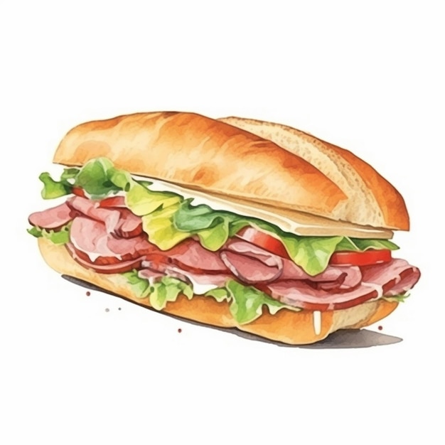 Vector sandwich voedsel vector snack brood illustratie lunch maaltijd kaas snel hamburger geïsoleerde res