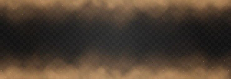 Vector   sandy dust cloud  