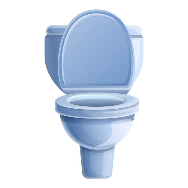 Vector sanitary toilet icon cartoon of sanitary toilet vector icon for web design isolated on white background