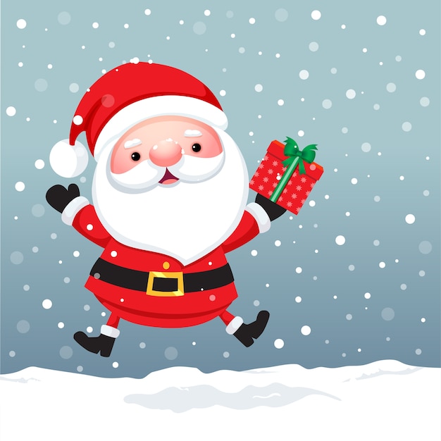 Santa Claus Cartoon character for Christmas