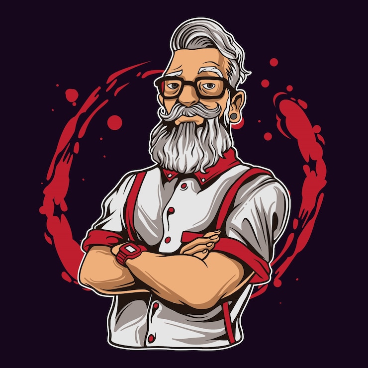 Santa Claus cartoon illustration