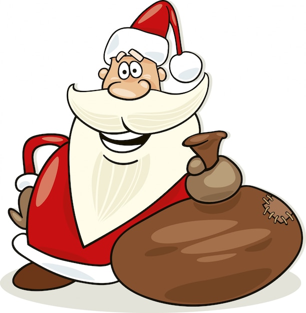 Santa claus cartoon