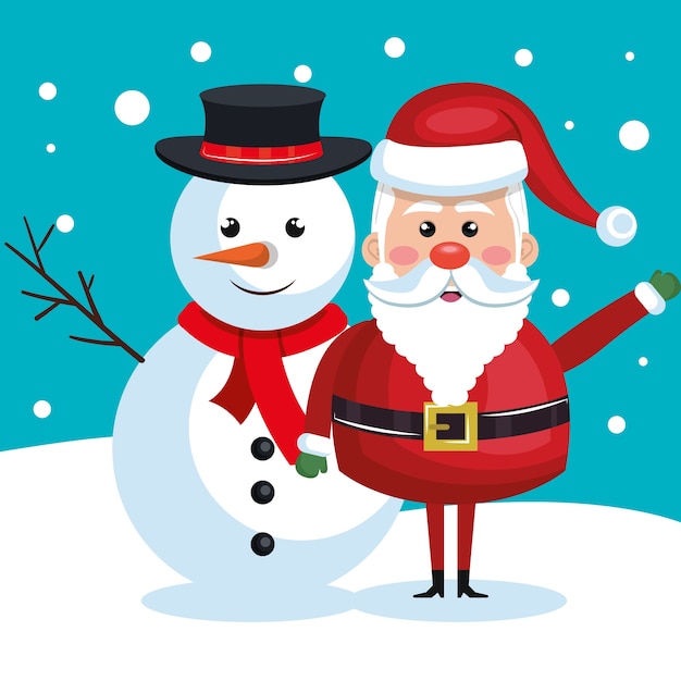 santa claus character icon