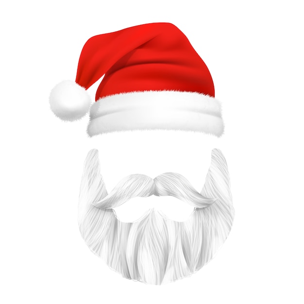 Рождественская маска Санта-Клауса