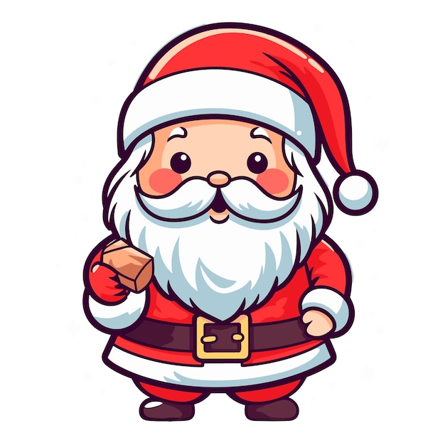 Santa claus christmast vector illustration