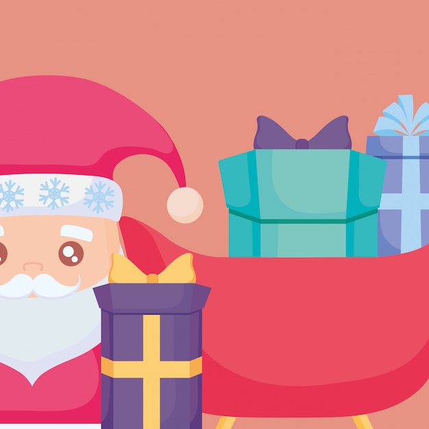 Vector santa claus design