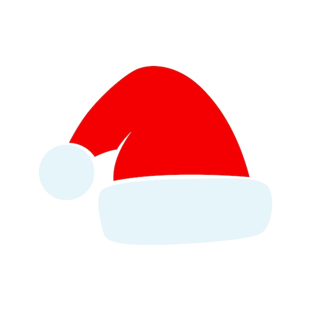 Santa Claus hat isolated illustration