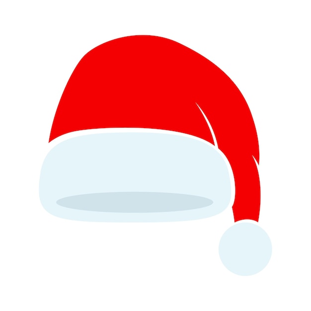 Santa claus hat isolated illustration