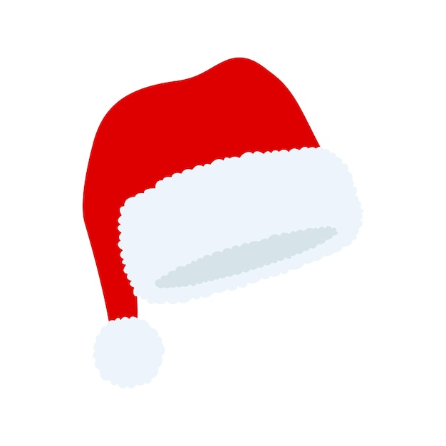 Santa claus hat isolated illustration