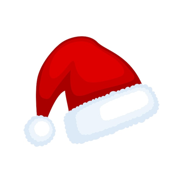 Santa claus hat isolated illustration