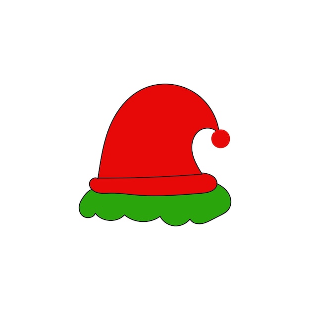 Vector santa claus hats pack