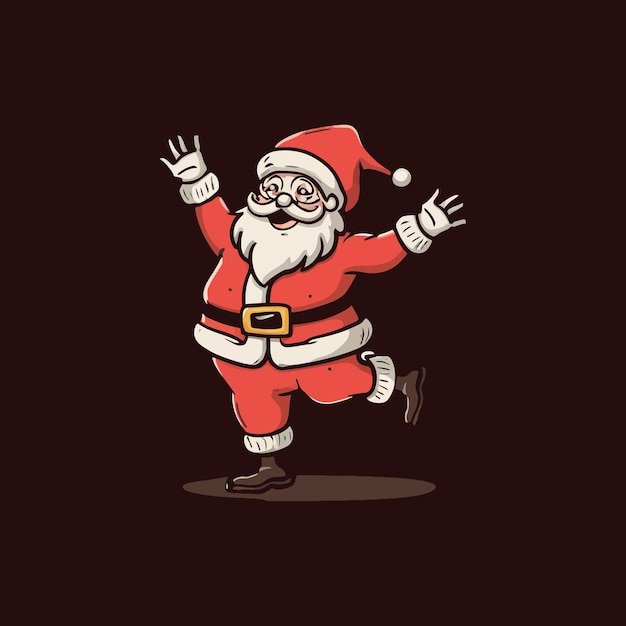 Santa Claus holiday dance design