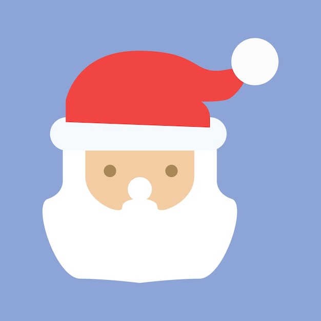 santa claus icon illustration background