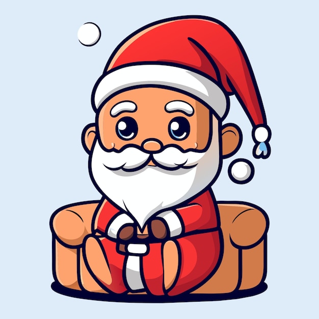 Santa claus jente sit