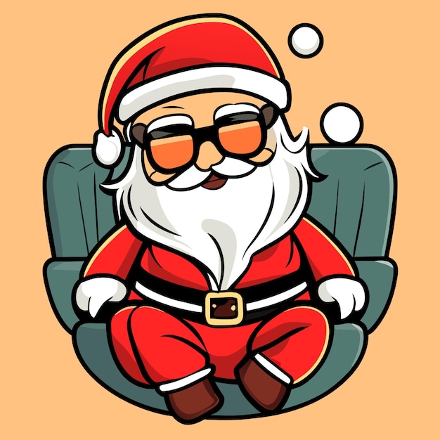 Santa claus jente sit