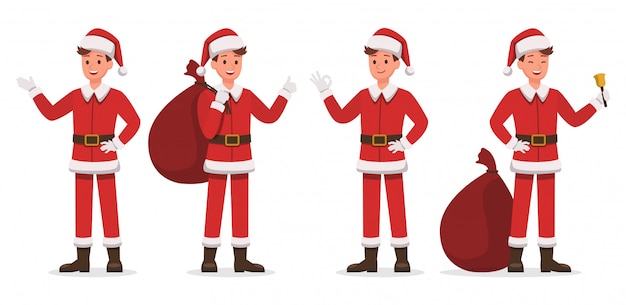 Santa Claus man characters