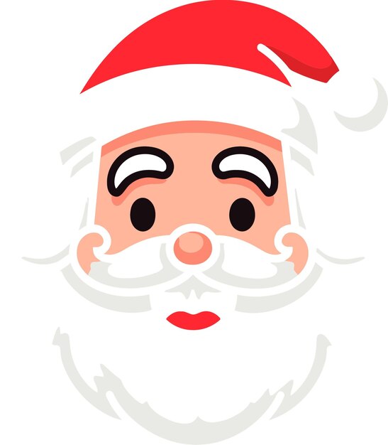 Vector santa claus vector festive spectaclesanta claus vector seizoensuitstalling