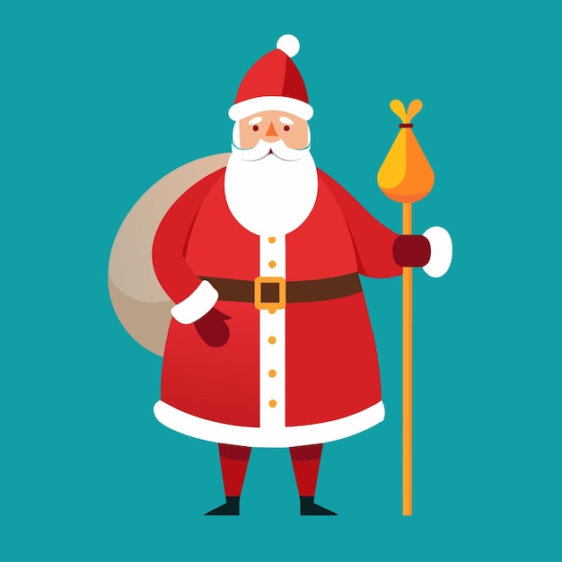 Santa Claus vector illustratie en kunstwerk