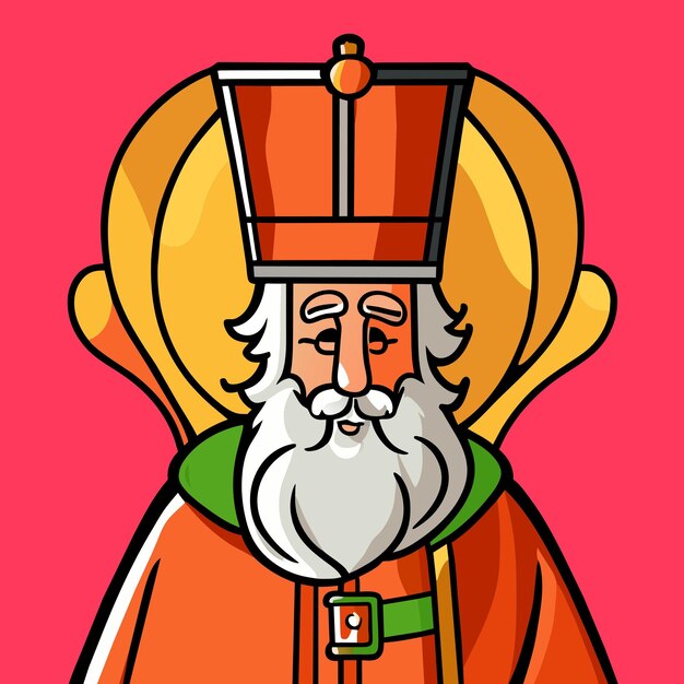 santa claus with a hat new year sinterklass