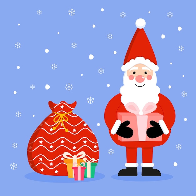 Vector santa claus