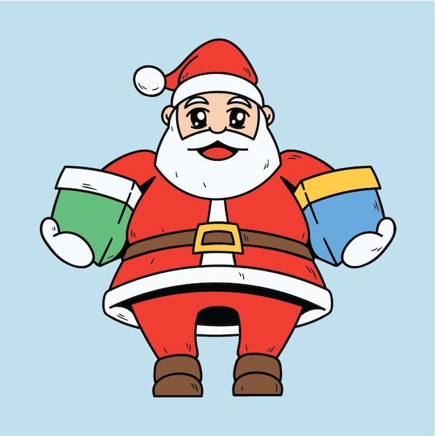 Vector santa claus