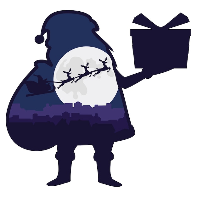 Vector santa claus