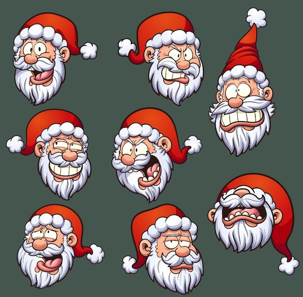 santa emoticons